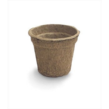 Biodegradable Seed Starting Pots | 100% Organic Recycled Paper | 60 3.5” Pots, 24 Wooden Tags