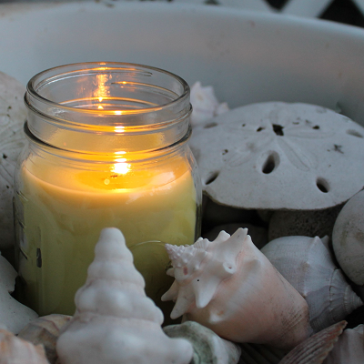 Mosquito Repellent Candle Natural Lemongrass | 12 Oz., Set of 3 | Soy-Base, Infused with Essential Oils | Made in USA