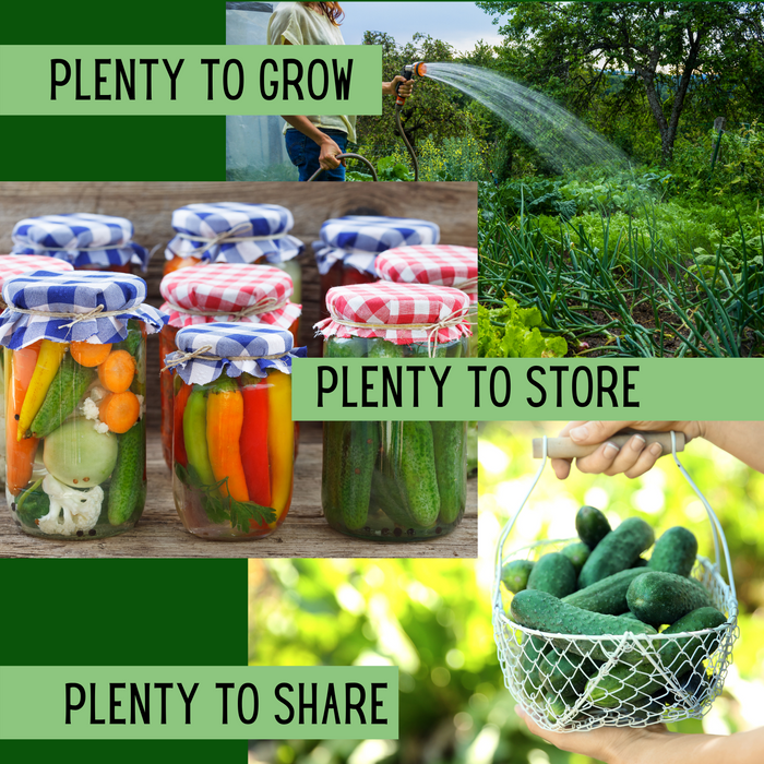 Picklers, Canners, & Salsa Seeds Kit | 20 Varieties, 500+ Seeds, Non-GMO, Waterproof Bag
