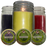 Mosquito Repellent Candle Natural Rainbow | 9 Oz, Set of 3 Multi-Scent | Soy-Base, Lavender, Lemongrass, Rosemary | Made in USA