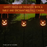 Halloween Pumpkin Metal 4.25” Tealight Candle Holders (Set of 3) | Indoor/Outdoor, Use as Tabletop Centerpiece or Hanging Decor